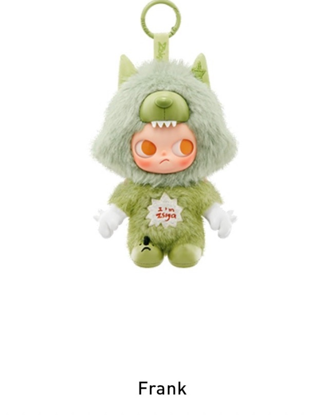 ZSIGA I’m Zsiga Series Vinyl Plush Pendant- Frank